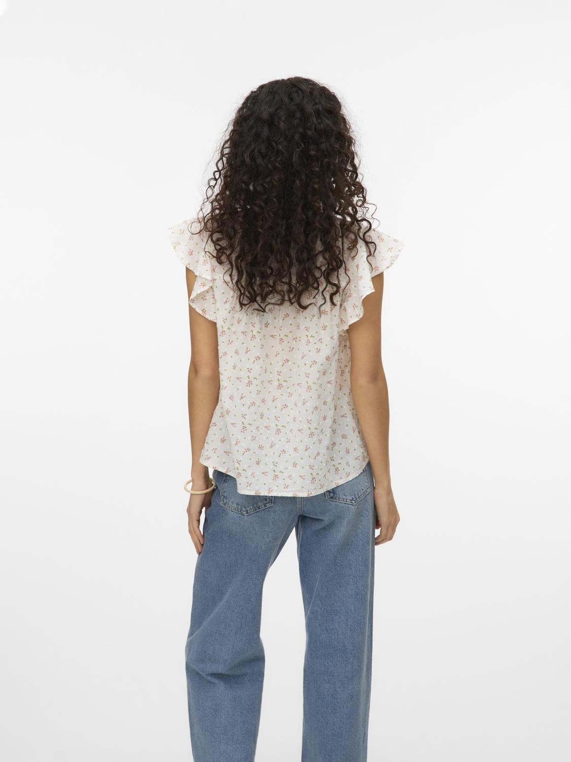 VMTRINE Top - Snow White - VERO MODA & VILA Bergvik